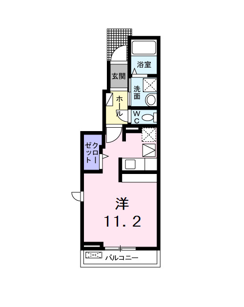 カルムメゾンの間取り