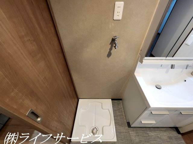【洗面所】 | レックスタウン新高２号館 | 洗濯パン