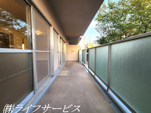 【バルコニー】 | レックスタウン新高２号館 | 南向きの陽当り良好のバルコニー