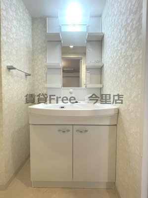 【独立洗面台】 | Luxe布施北Ⅲ　仲介手数料無料