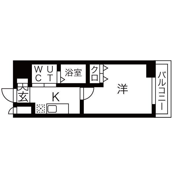 クレアドル須磨Ⅲの間取り