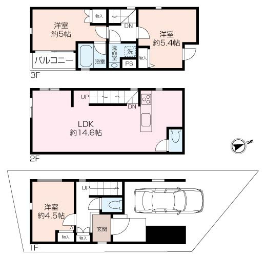 川崎市中原区宮内1丁目戸建の画像