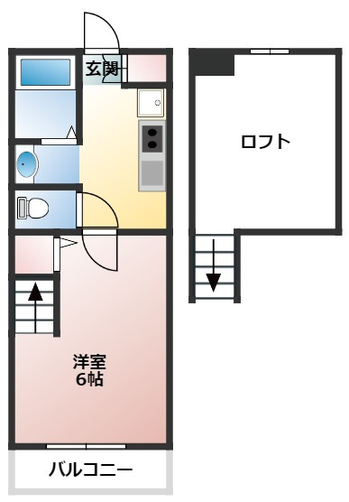 Liberta網代橋の間取り