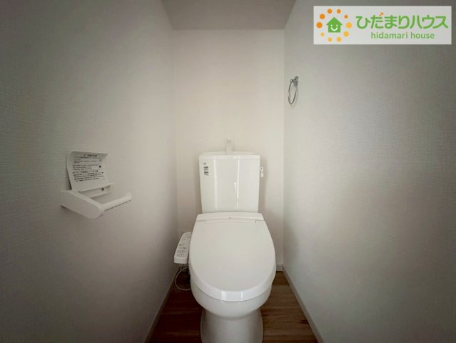 日立市東町3期　新築戸建　1号棟のトイレ|節水できるトイレで、少ないお水でもしっかりと洗浄してくれます！