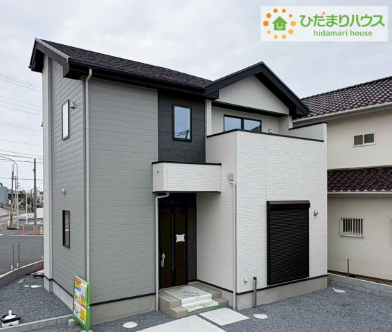 日立市東町3期　新築戸建　1号棟の外観|小学校まで500m！お子様の登下校も安心できる距離です♪
