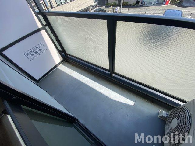 ラパス高倉台のバルコニー