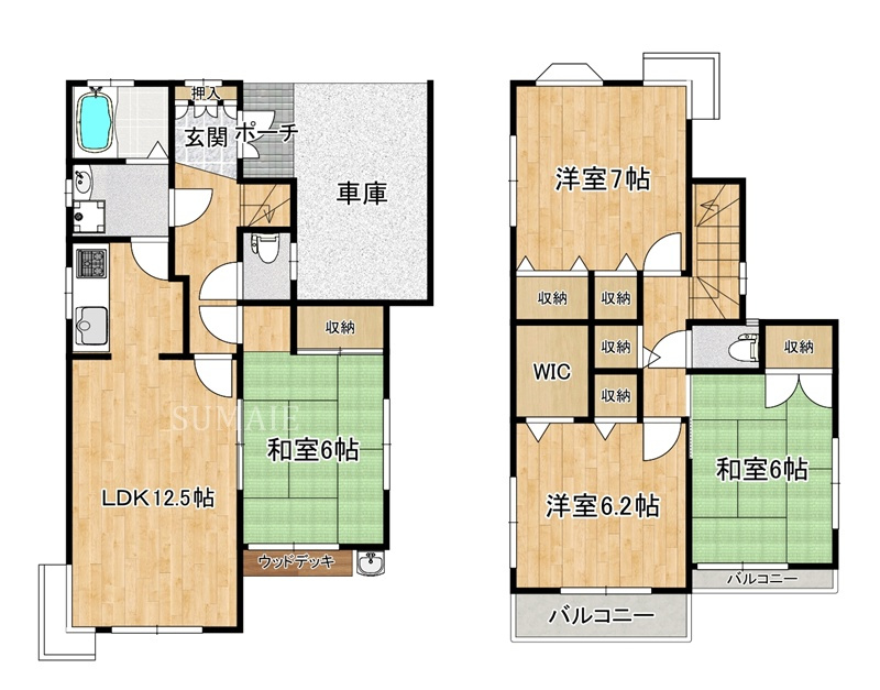 サクヤ加須の間取り|間取り図です☆彡