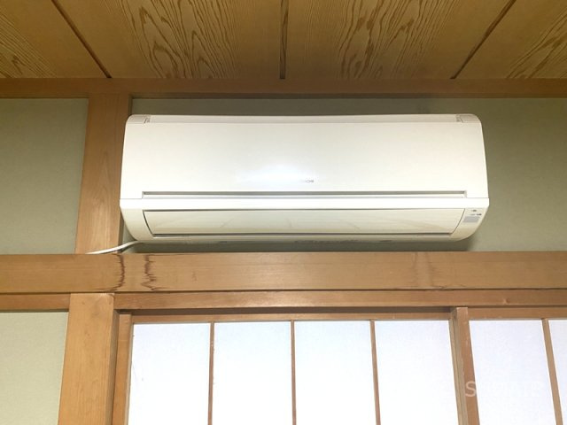 サクヤ加須の設備|1階和室　エアコン☆