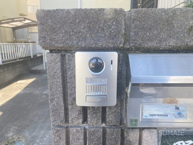 サクヤ加須のセキュリティ|モニター付きインターホン！