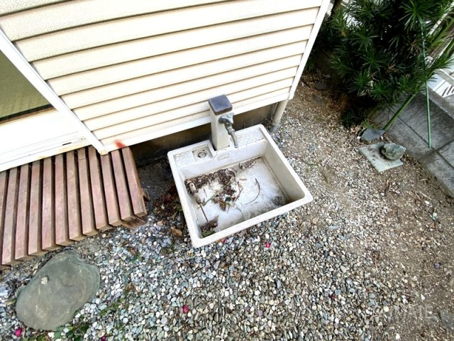 サクヤ加須の設備|お庭の手洗い場！