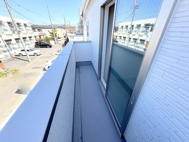福生市熊川全3棟　新築分譲のバルコニー