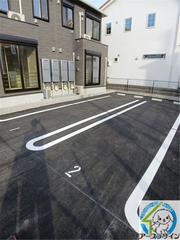 プレシャスコートⅡの駐車場|パース写真