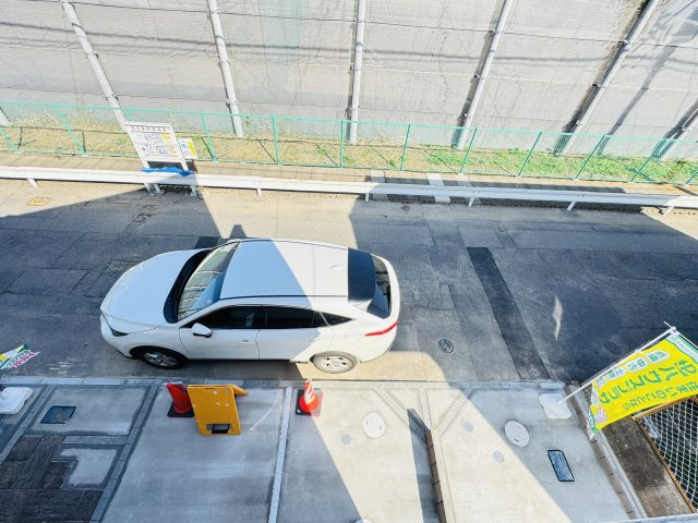 市川市本北方１丁目新築戸建【北方小学校：7分】の展望|5帖洋室前バルコニーより道路側眺望