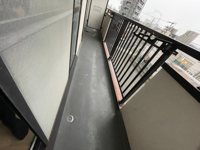 第二ハイツ中山のバルコニー