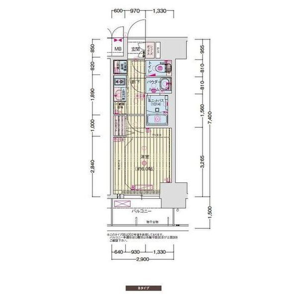プレサンス東別院セレニスの間取り