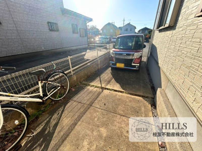 【駐車場】 | 流山市前ケ崎　中古戸建 | 駐車2台可