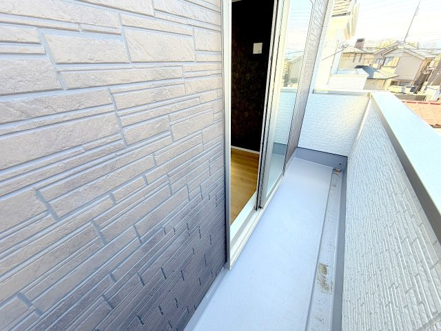 福生市熊川全3棟　新築分譲のバルコニー