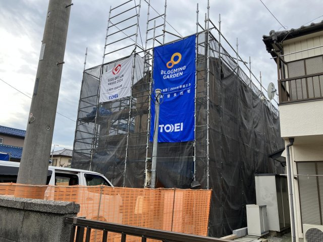 Blooming　Garden深谷市上野台2期の前面道路含む現地写真