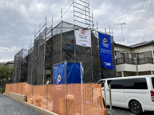 Blooming　Garden深谷市上野台2期の前面道路含む現地写真