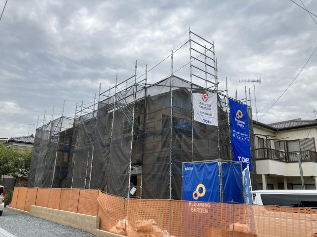 Blooming　Garden深谷市上野台2期の前面道路含む現地写真