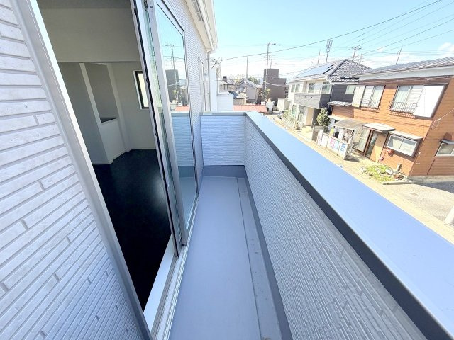 福生市熊川全3棟　新築分譲のバルコニー