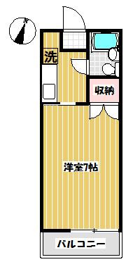 コーポサイドロードの間取り