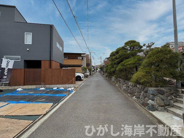 茅ヶ崎市東海岸南6丁目　売地　の前面道路含む現地写真|現地外観