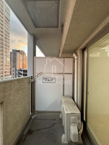 レジディア京町堀のバルコニー