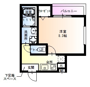 フジパレス灘Ⅰ番館の間取り