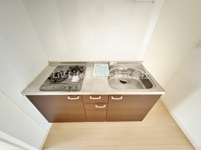 西東京市新町６丁目のアパートのキッチン