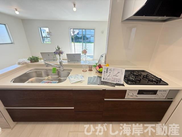 茅ヶ崎市萩園　新築戸建　全3棟のキッチン|システムキッチン