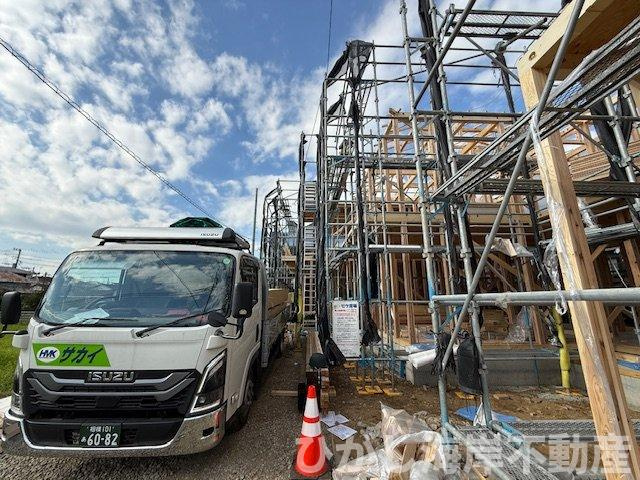 茅ヶ崎市萩園　新築戸建　全3棟の区画図|対象地は2号棟です。