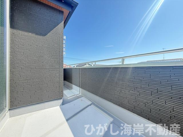 茅ヶ崎市萩園　新築戸建　全3棟のバルコニー|バルコニー