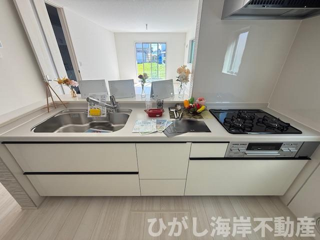 茅ヶ崎市萩園　新築戸建　全3棟のキッチン|システムキッチン