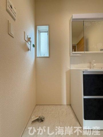 茅ヶ崎市高田３丁目　新築戸建　全2棟のランドリースペース|洗濯機置場