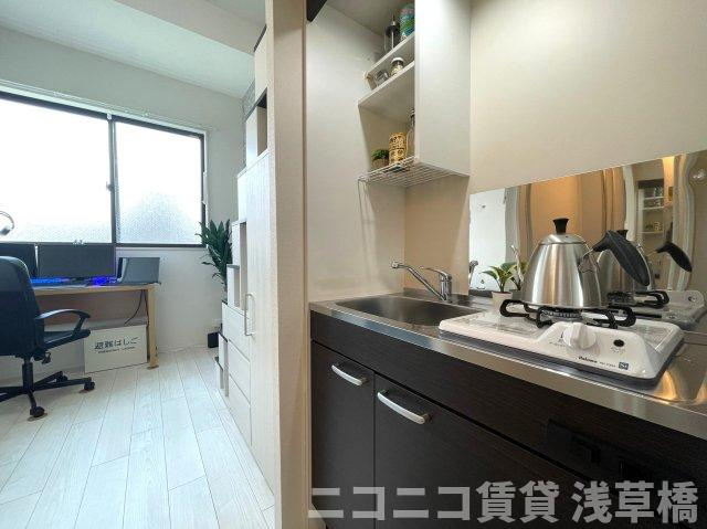 ハーモニーテラス中十条Ⅳのキッチン|別号室イメージの為、現状を優先致します。