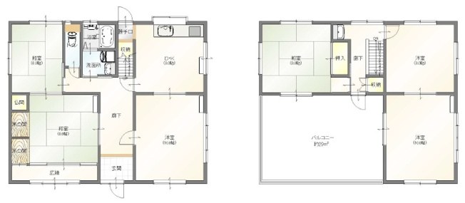 【間取り】 | 玉島黒崎新町戸建