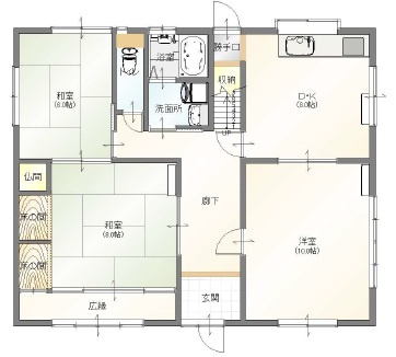 【間取り】 | 玉島黒崎新町戸建