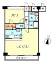 【間取り】 | グランハイツ南雪谷 
