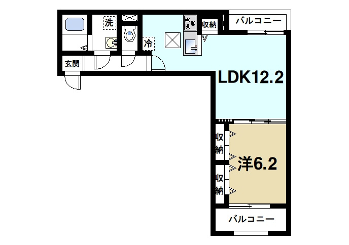アプリコットⅣの間取り