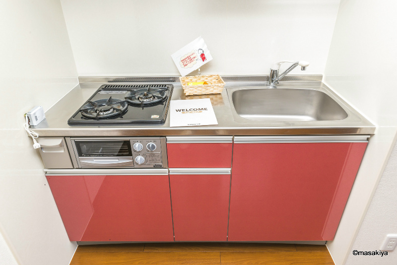 セジュール・シャノールのキッチン|キッチン　ビルトインコンロ付き