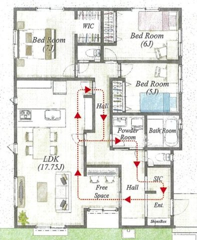 GRAFARE 所沢市下富　新築戸建　　の地図
