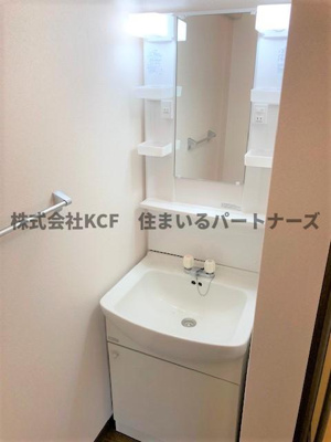 【洗面所】 | サンハイツ小森野A | 広い洗面スペース