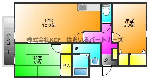 サンハイツ小森野Aの間取り