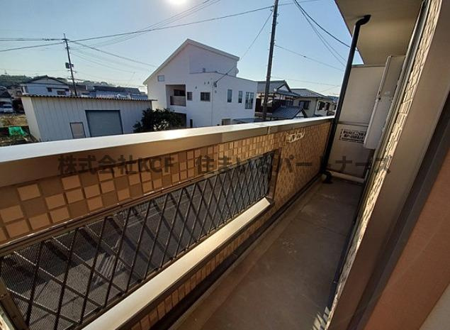 チャームビラⅡのバルコニー