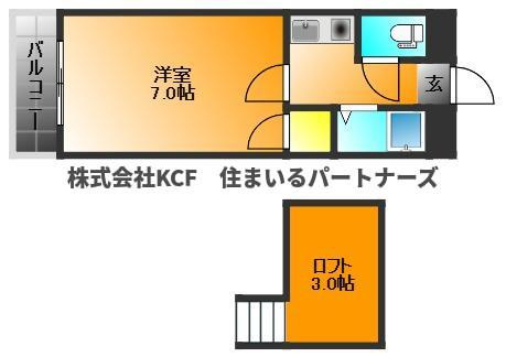 シャトレ隈Ⅱの間取り