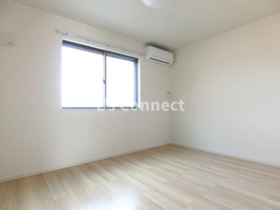 【内装】 | ポルトボヌールＡ | 洋室にもエアコン付きです。