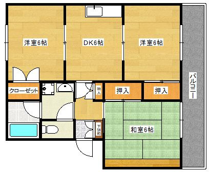 森和ビルの間取り