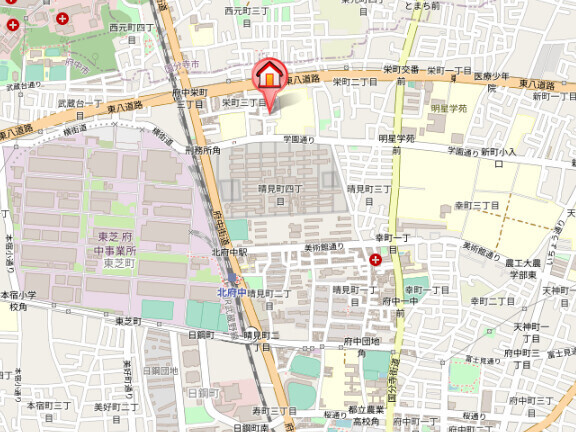 エクセレントハイツの地図