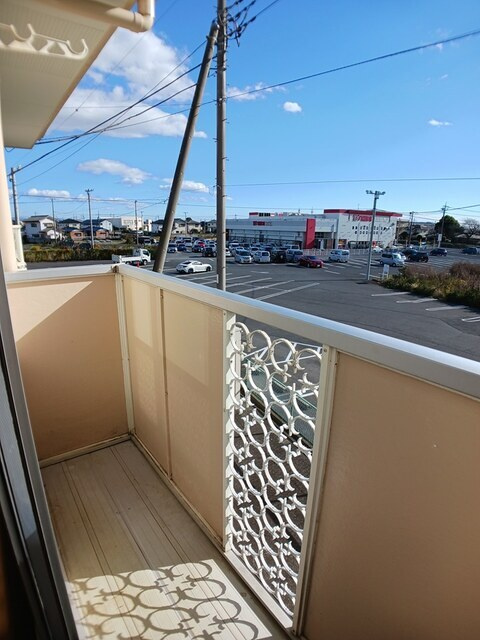 メゾンシャルムのバルコニー